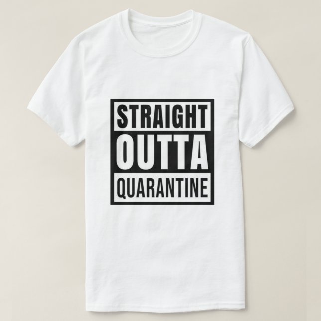Camiseta DE CUARENTENA DIRECTA (Diseño del anverso)
