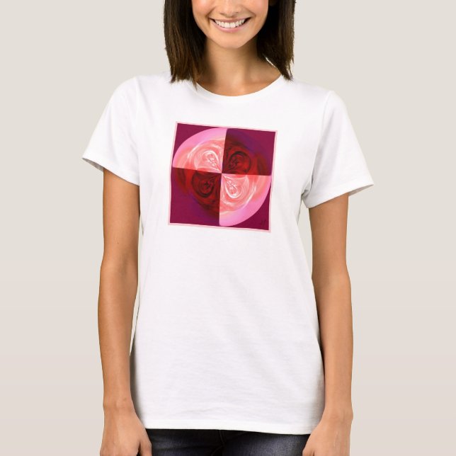 Camiseta de cuarto Rosa (Anverso)