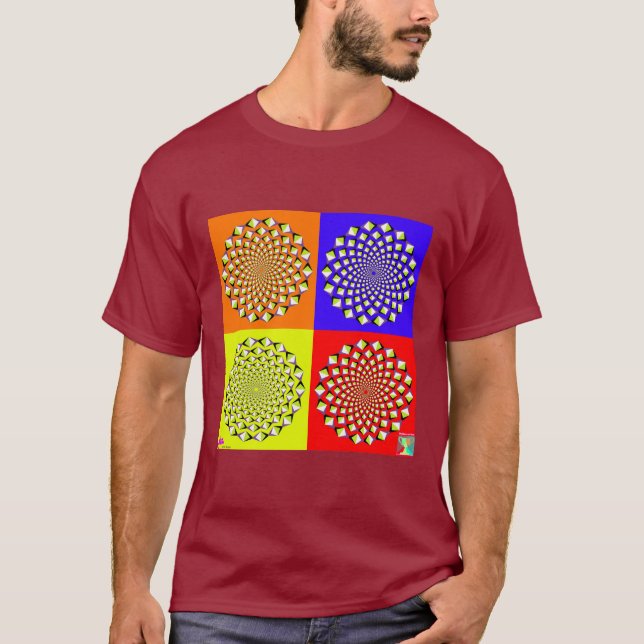 Camiseta de cuatro cuadrados (Anverso)
