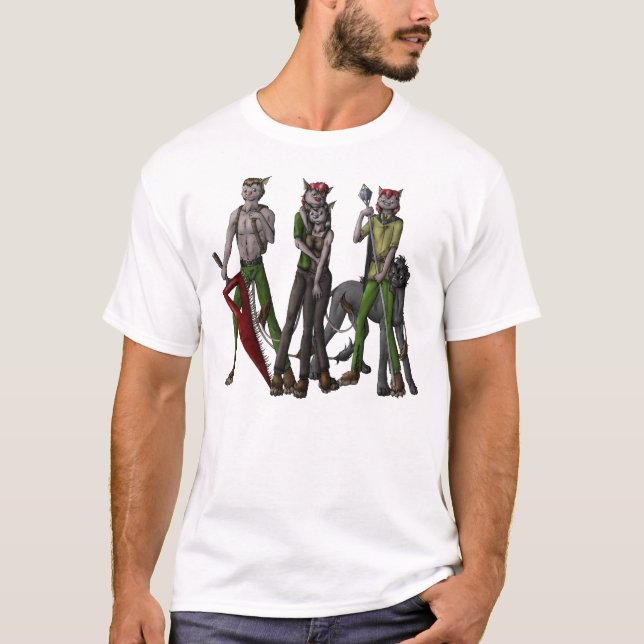Camiseta de cuatro duendes (Anverso)