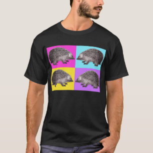 Camiseta de cuatro erizos - colores brillantes en