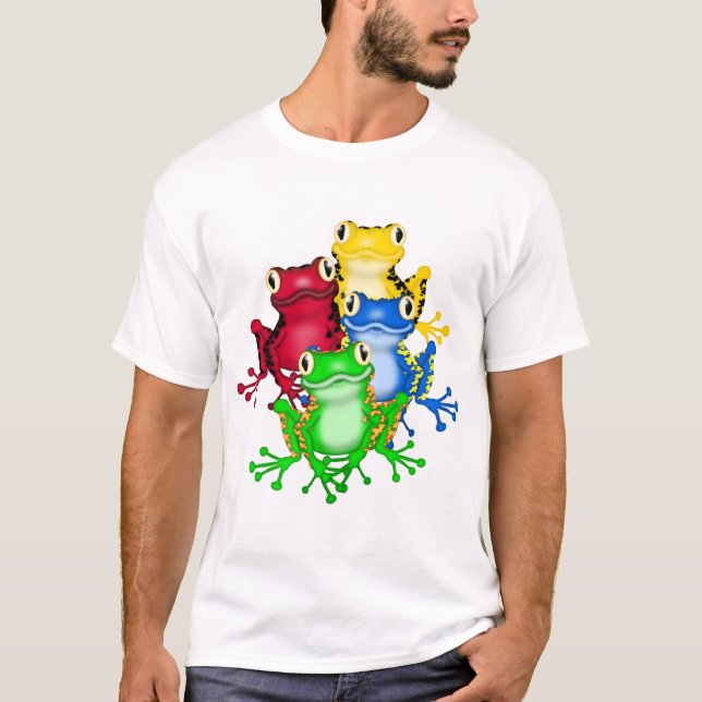 Camiseta de cuatro ranas (Anverso)