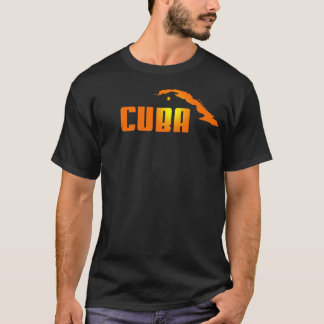 Camiseta de Cuba DJ - logotipo de la sol