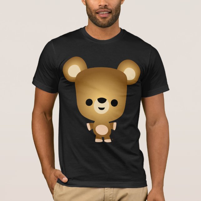 Camiseta de cubo de oso Personalizado (Anverso)