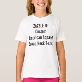 Camiseta de cuello de cuchara para mujeres persona