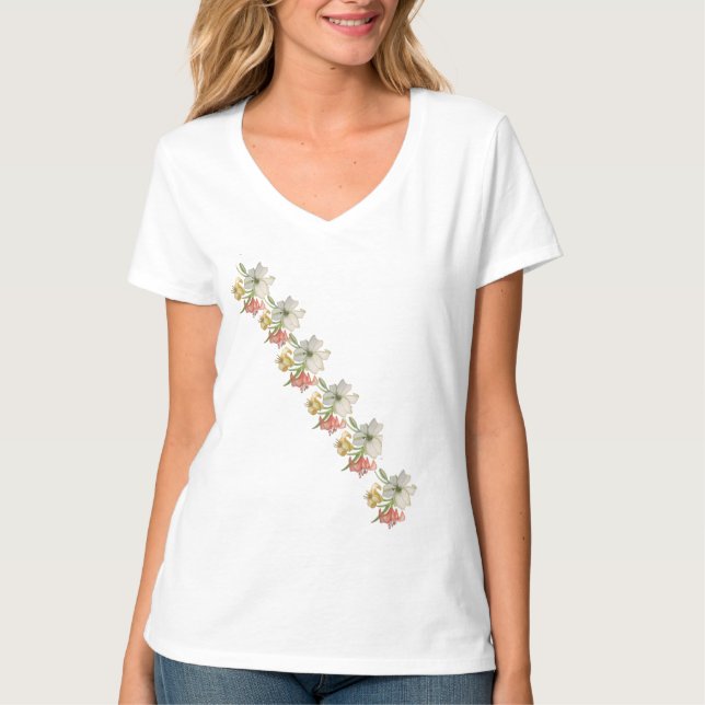 Camiseta de cuello de mujer (Anverso)