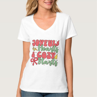 Camiseta de cuello en V