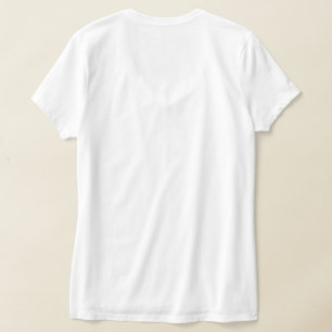 Camiseta de cuello en V para mujer