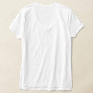 Camiseta de cuello en V para mujer