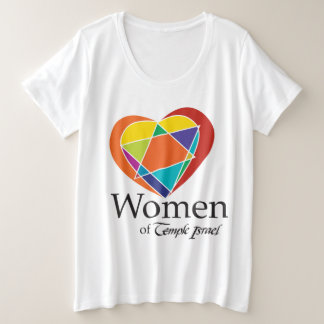 Camiseta de cuello V con el logo de Mujeres del Te