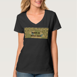 Camiseta de cuello-V de Hanes Nano para mujeres Pe