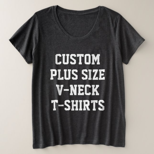 Camiseta de cuello V más Personalizado femenina SM (Anverso del diseño)