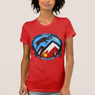 Camiseta de cuello V para mujeres