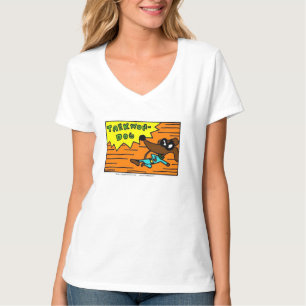 Camiseta de cuello-V para mujeres "TAEKWON-DOG" de