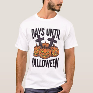 Camiseta de Cuenta Regresiva de Halloween Diseño d