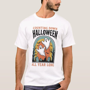 Camiseta de Cuenta Regresiva de Halloween Gráfico