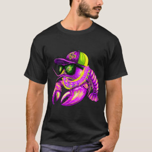 Camiseta de cuentas de sombrero de bufón de cangre
