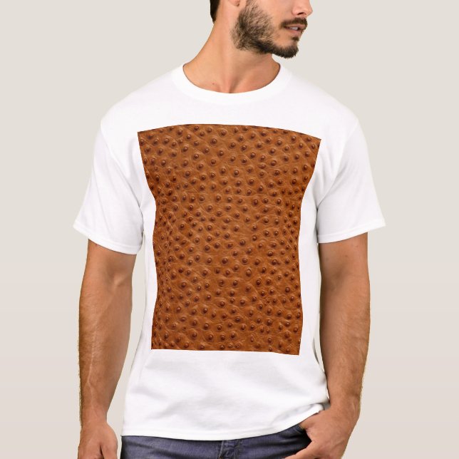 Camiseta de cuero de avestruz (Anverso)