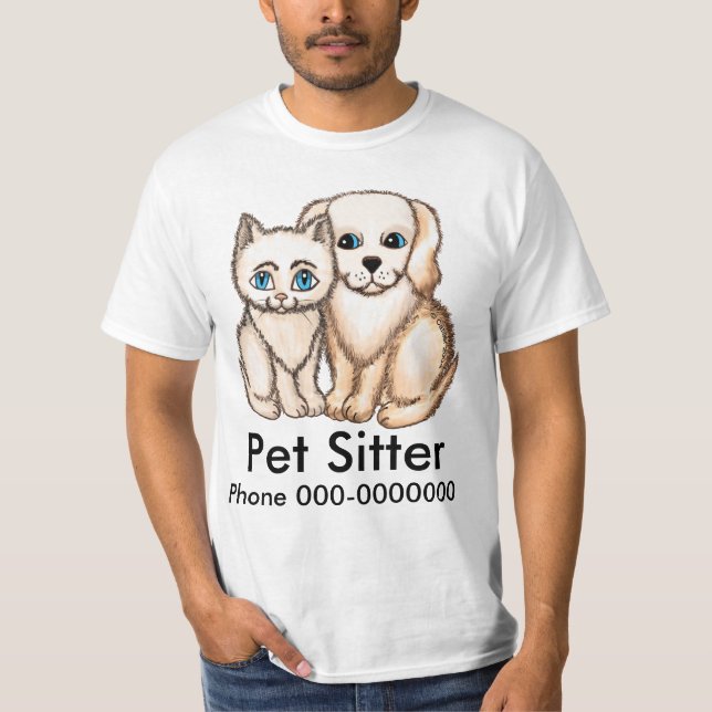 Camiseta de cuidador de mascotas (Anverso)