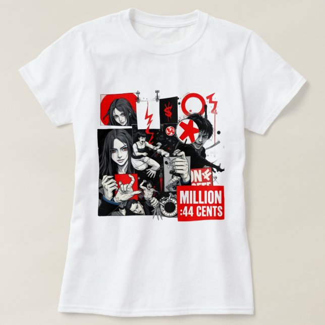 Camiseta de cultura pop retro (Diseño del anverso)