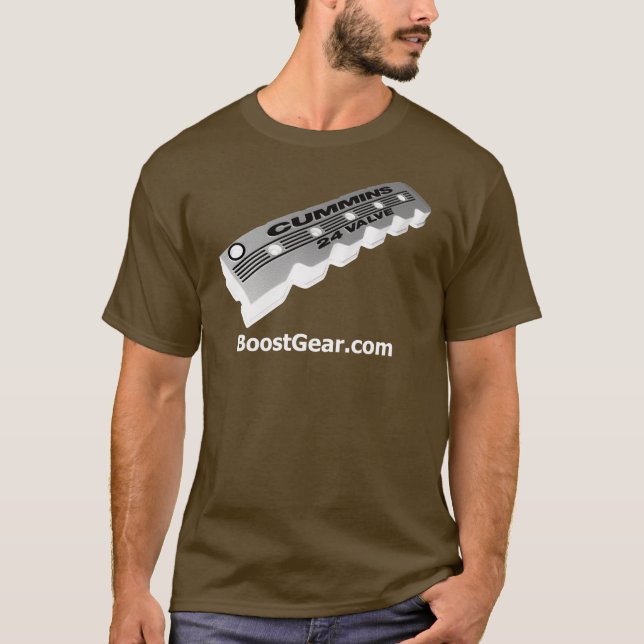 Camiseta de Cummins por BoostGear.com (Anverso)