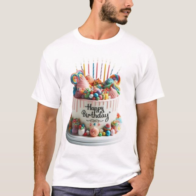 Camiseta de cumpleaños (Anverso)