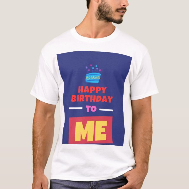 Camiseta de cumpleaños (Anverso)