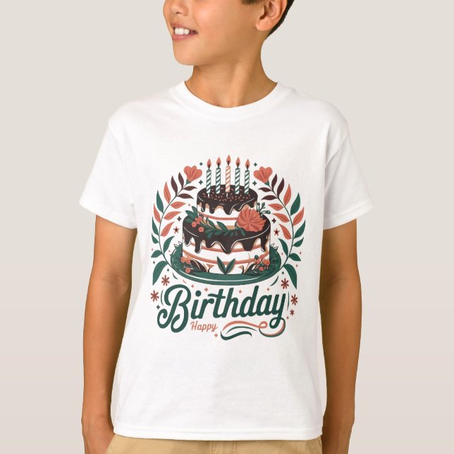 Camiseta de cumpleaños (Anverso)