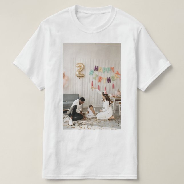 Camiseta de cumpleaños (Diseño del anverso)