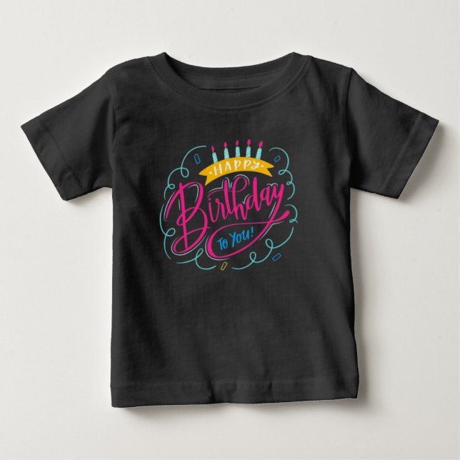 camiseta de cumpleaños (Anverso)