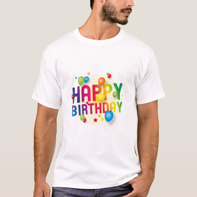 Camiseta de cumpleaños (Anverso)