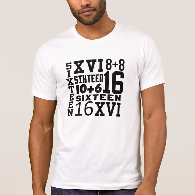 Camiseta de cumpleaños 16 divertida (Anverso)