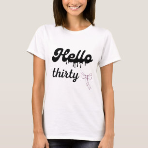 Camiseta de Cumpleaños 30 Años con Lazo – Cumple 3