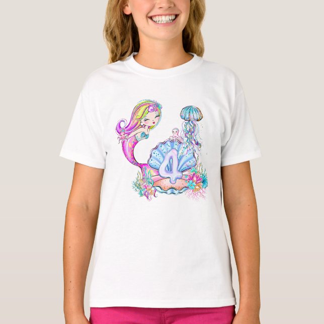 Camiseta de cumpleaños 4 (Anverso)