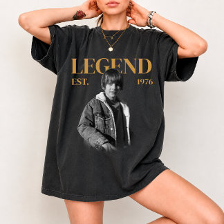 Camiseta de cumpleaños con foto vintage personaliz