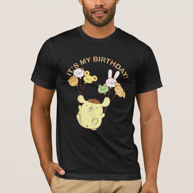 Camiseta de cumpleaños Cute Kawaii | Tee de globo  (Anverso)