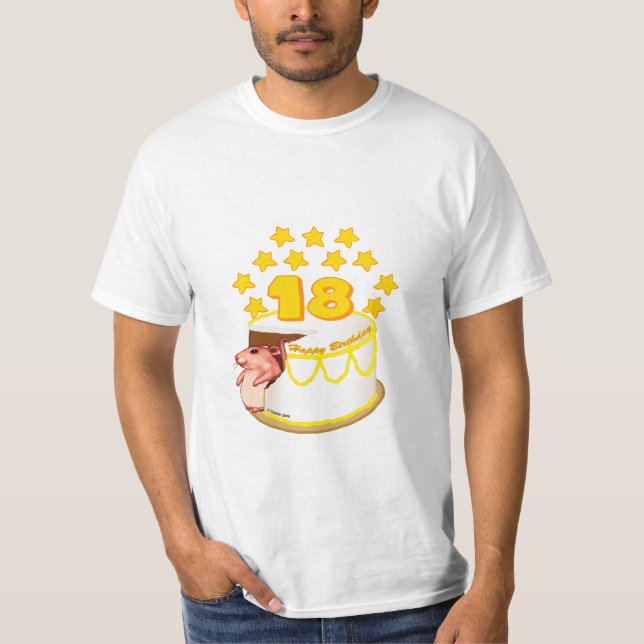 Camiseta de cumpleaños de 18 años (Anverso)