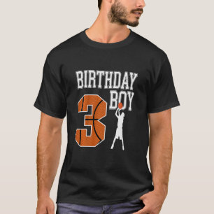 Camiseta de cumpleaños de 3 años para niños Sketll