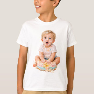 Camiseta de Cumpleaños de Bebé con Destrucción de