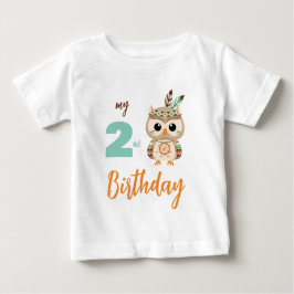 Camiseta de cumpleaños de bebé personalizado