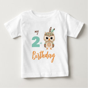 Camiseta de cumpleaños de bebé personalizado