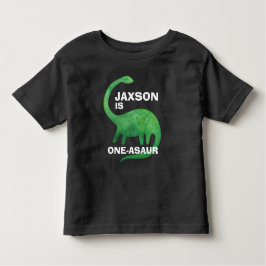 Camiseta de cumpleaños de dinosaurio - Cualquier e