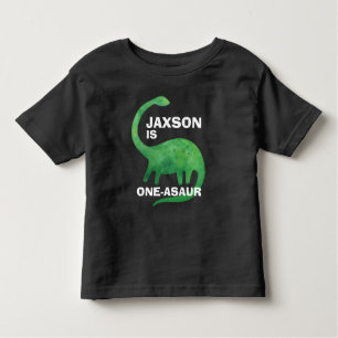 Camiseta de cumpleaños de dinosaurio - Cualquier e