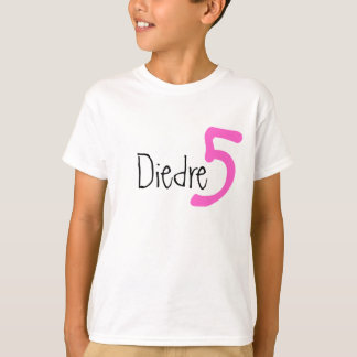 Camiseta de cumpleaños de edad y nombre personaliz