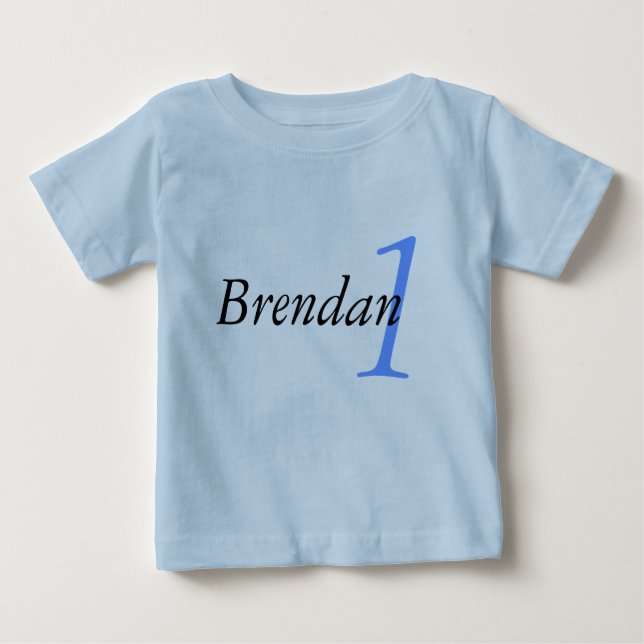 Camiseta de cumpleaños de edad y nombre personaliz (Anverso)