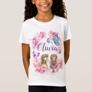 Camiseta de cumpleaños de Fairy Fiesta Garden