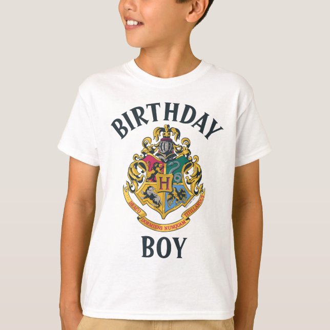 Camiseta de cumpleaños de Harry Potter | Hogwarts (Anverso)