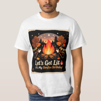 Camiseta de Cumpleaños de Hoguera 🔥