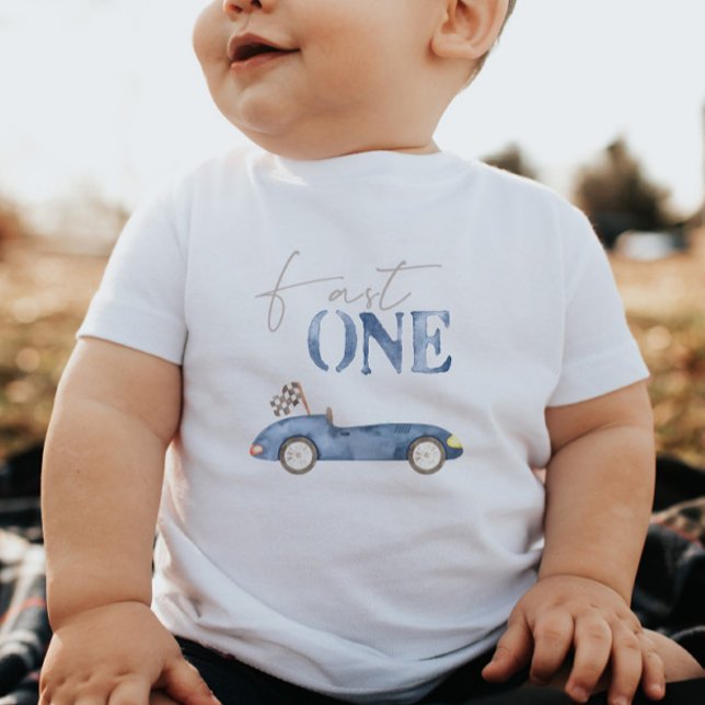 Camiseta de cumpleaños de la Marina Blue Race Car (Subido por el creador)