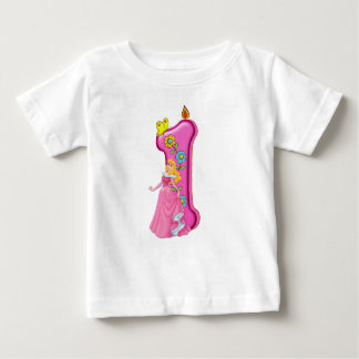 Camiseta de cumpleaños de la princesa floral con v